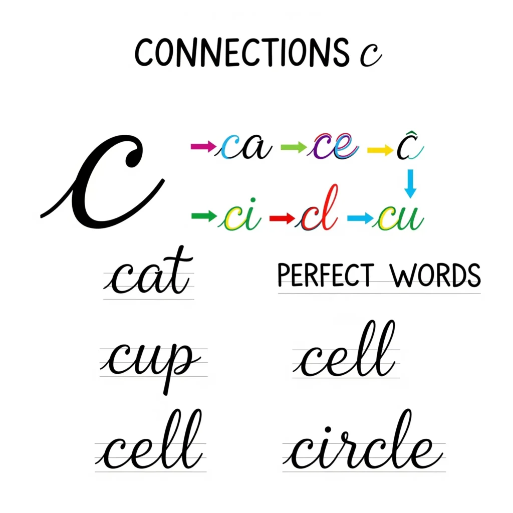 How to Connect Lowercase Cursive c
