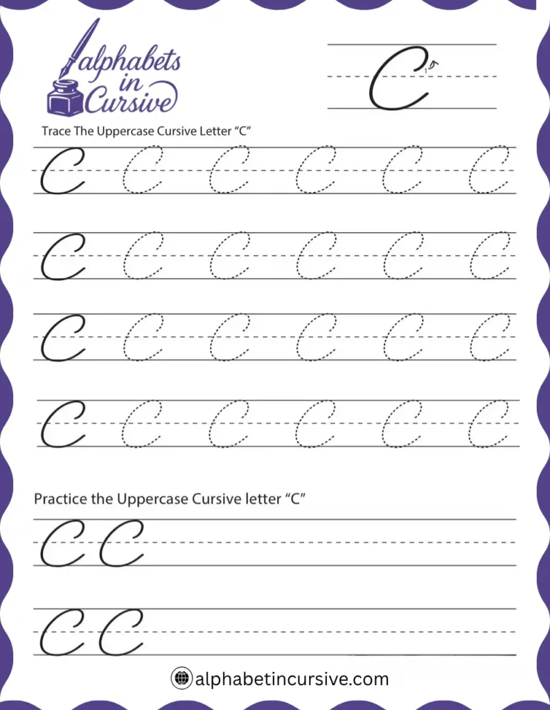 Uppercase-Cursive-Alphabet-Letter-C
