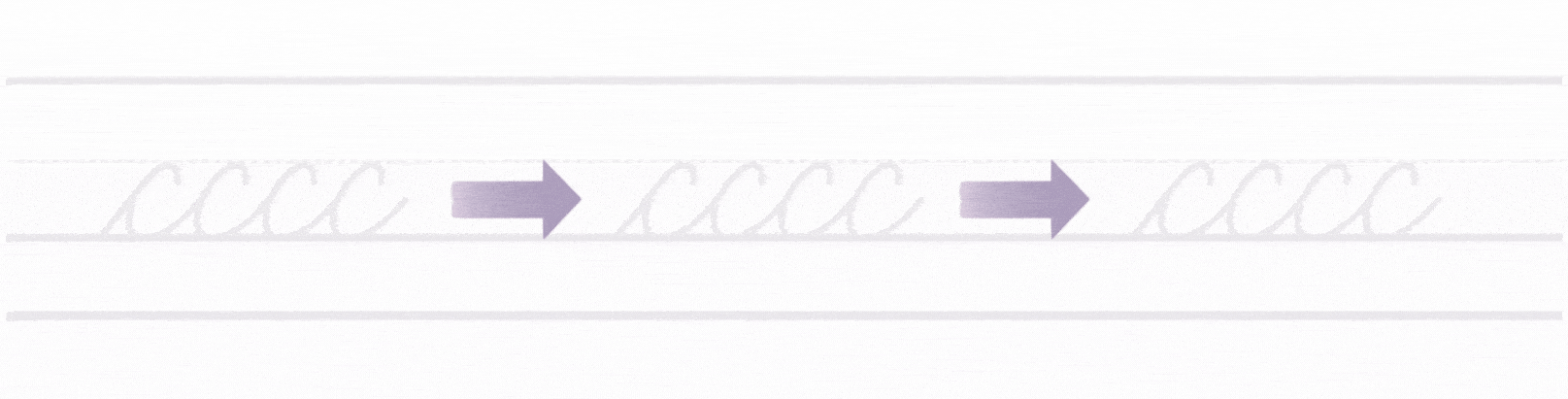 how to connect cursive c letters tutorial