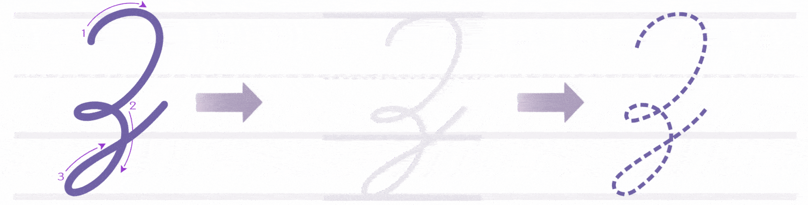 How to write uppercase cursive Z