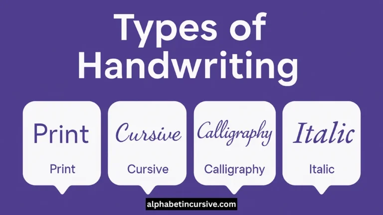 Best Types of Handwriting for School, Notes & Design