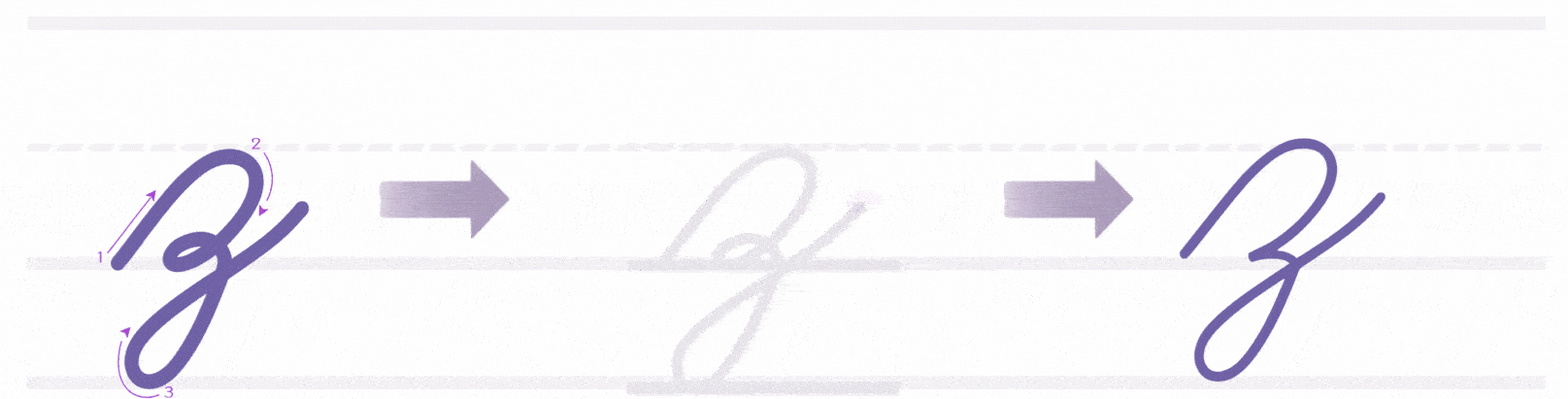 how to write lowercase cursive z tutorial