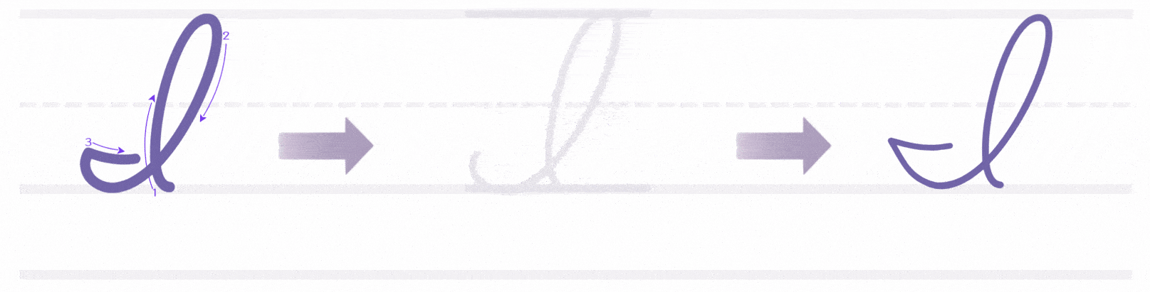 how to write uppercase cursive I tutorial
